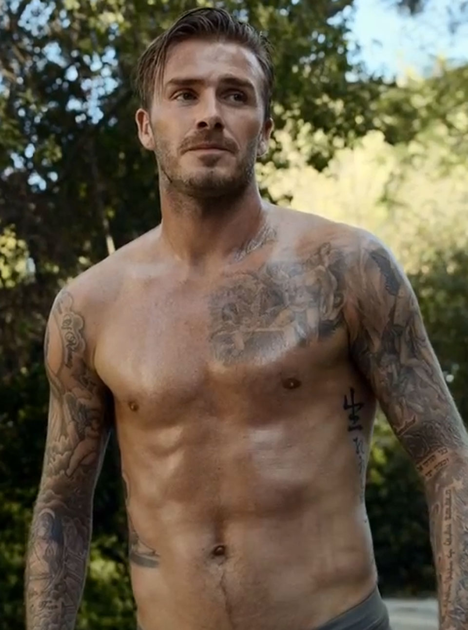 David Beckham H&M Bodywear ad