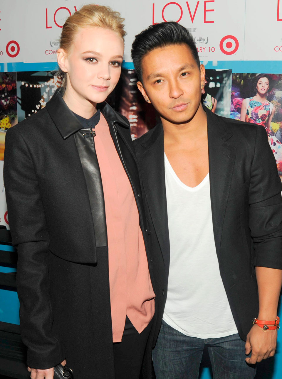 Carey Mulligan and Prabal Gurung at the launch of Prabal Gurung for Target in New York