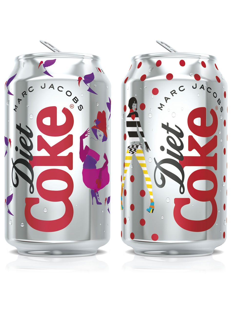 Marc Jacobs designs cans for Diet Coke