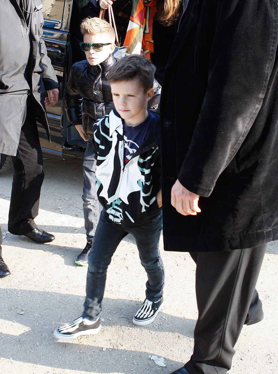 Romeo and Cruz Beckham
