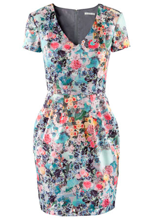 H&M floral print dress, �24.99