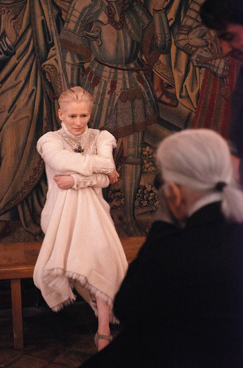 Tilda Swinton for Chanel