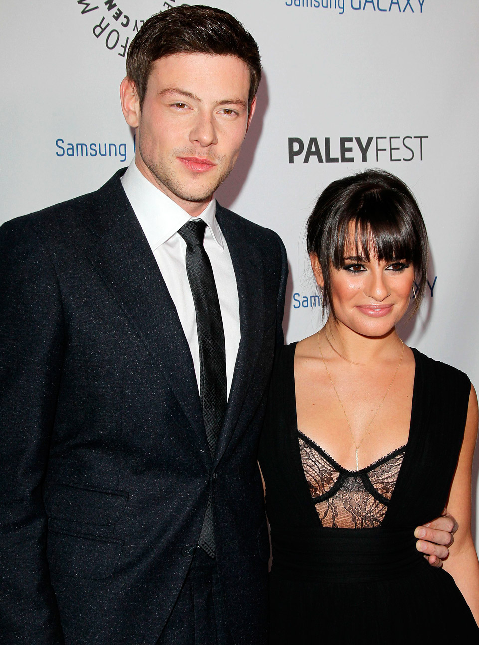 Lea Michele and Cory Monteith