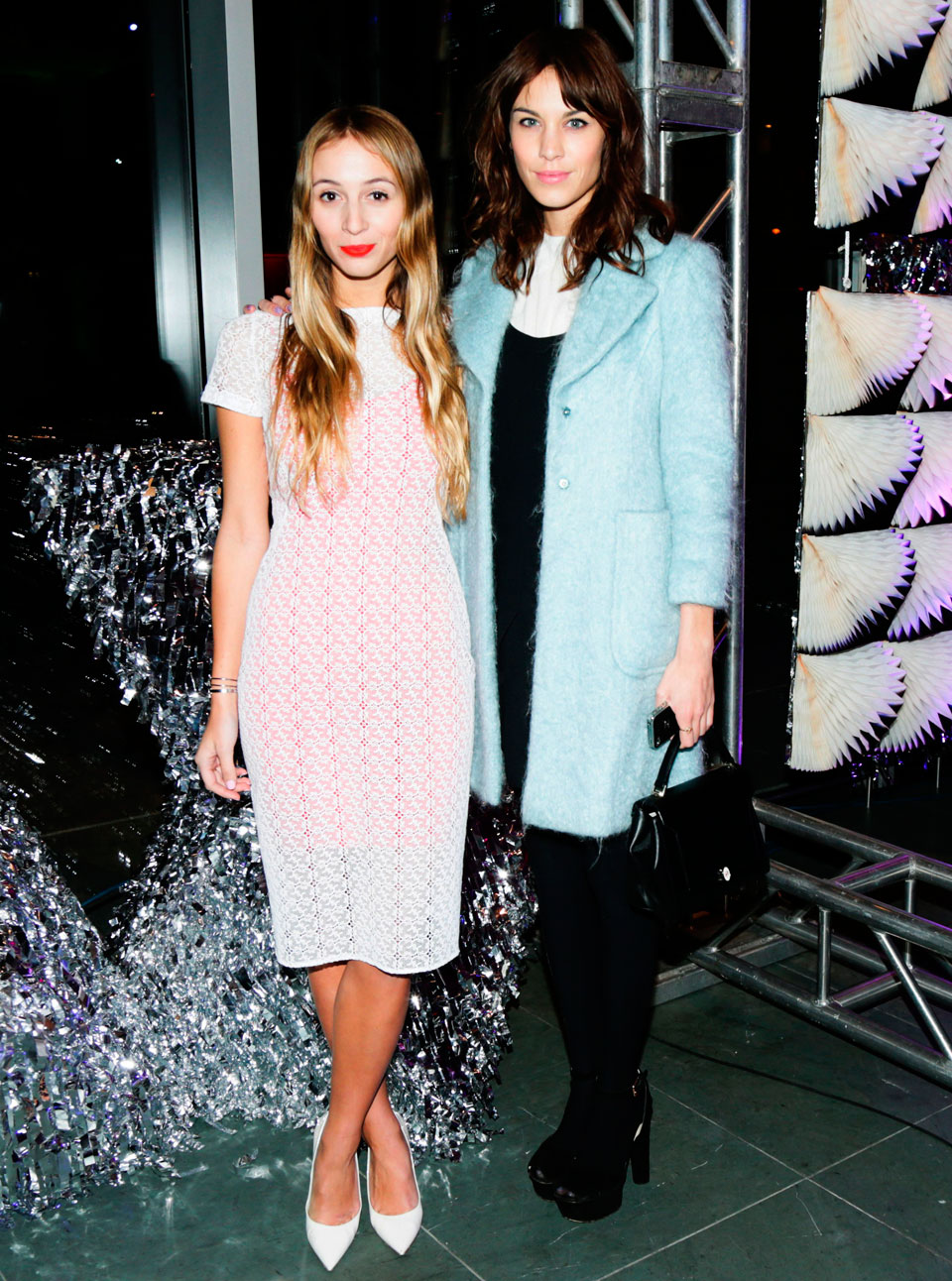 Alexa Chung and Solange Knowles at MoMA presents The 2013 Armory Party in New York