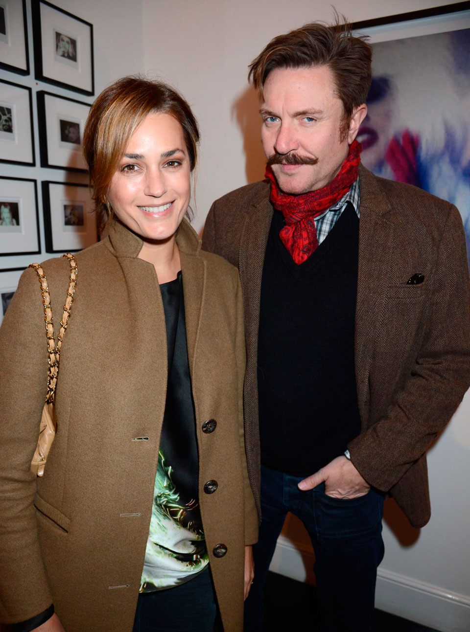 Yasmin and Simone Le Bon at Nick Rhodes' Bei Incubi exhibition in London