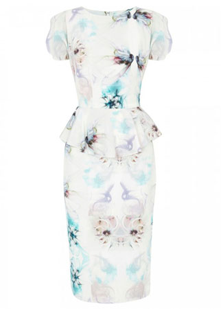 Project D printed silk dress, &pound;360 - wedding guest dresses - wedding guest outfits