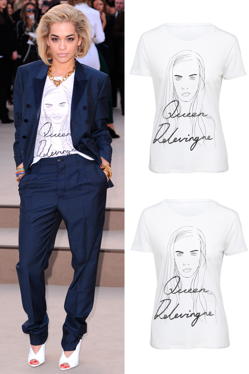 Rita Ora Queen Delevingne Simeon Farrar Tshirt