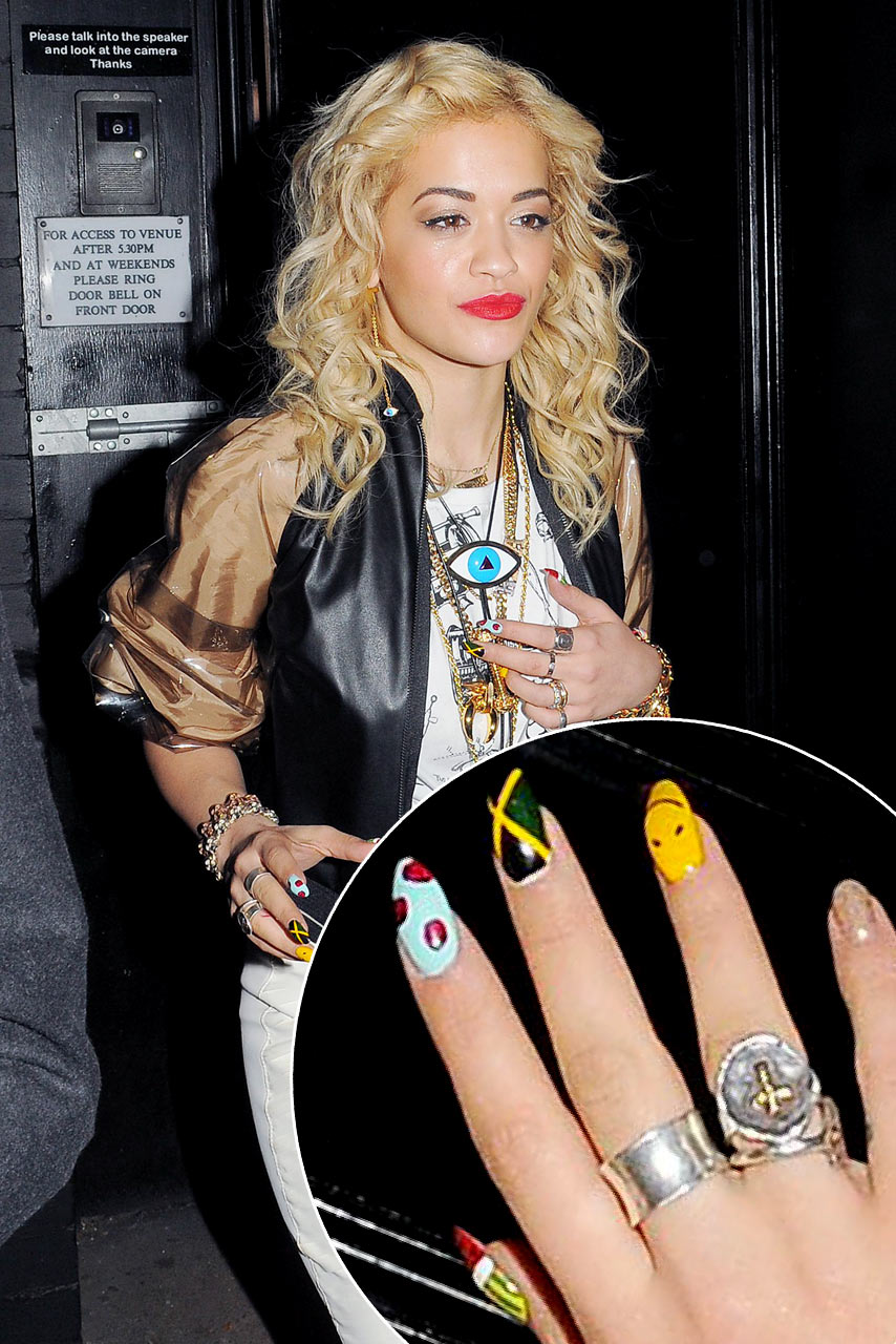 Celebrity Nail Art Celebrity Nail Art
