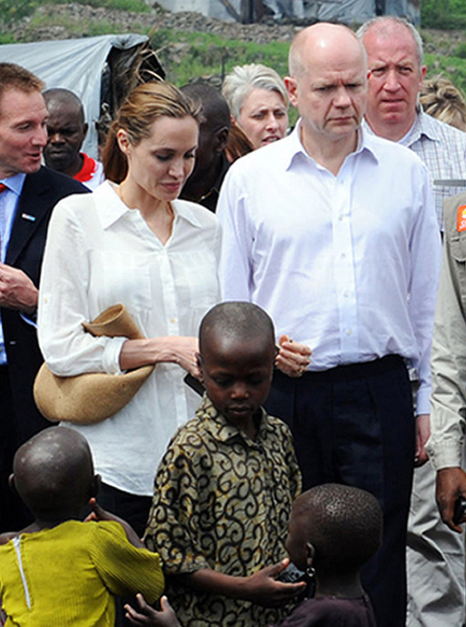 Angelina Jolie and William Hague