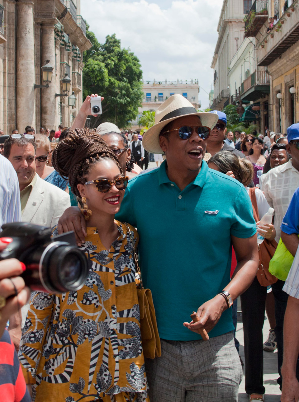 Beyonce Knowles and Jay-Z in Cuba