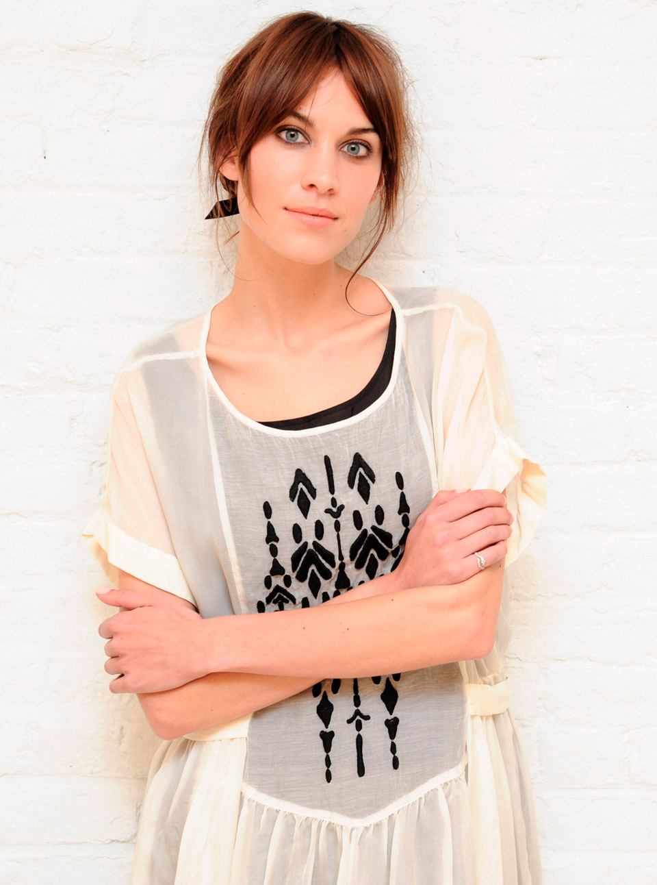 Alexa Chung at the Pas De Calais flagship launch in New York