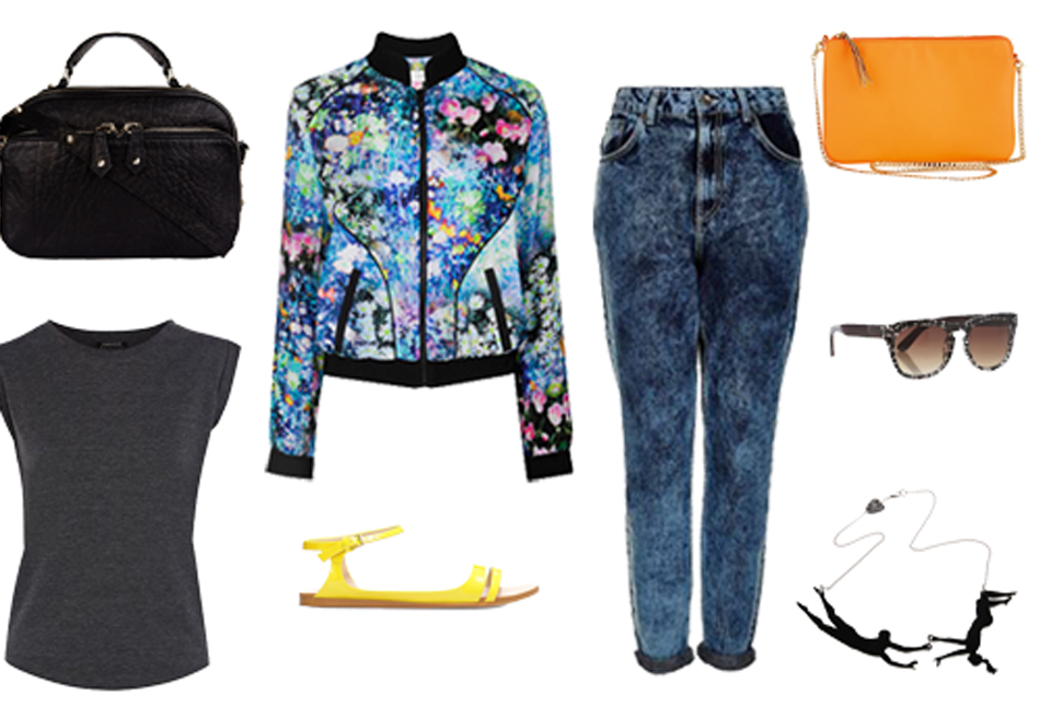 Style It Light: Style Sudoku The Floral Bomber Jacket