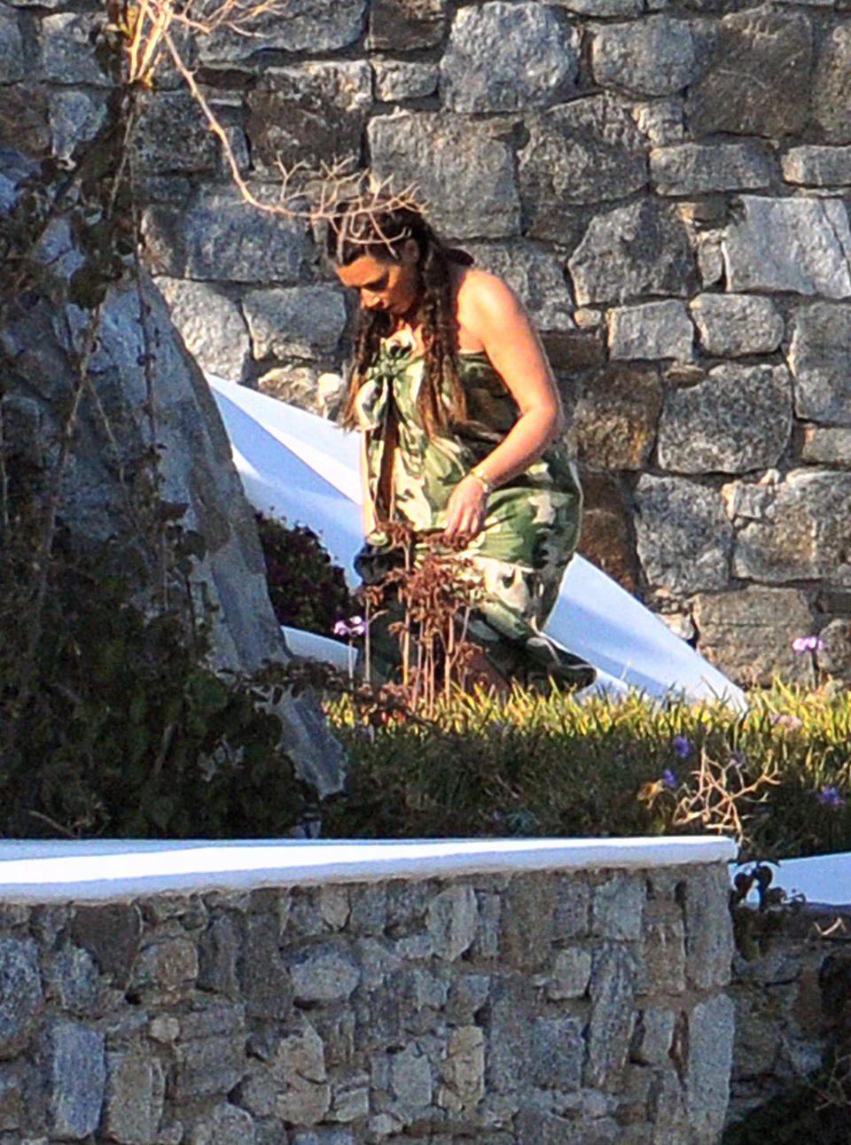 Kim Kardashian and family in Greece 