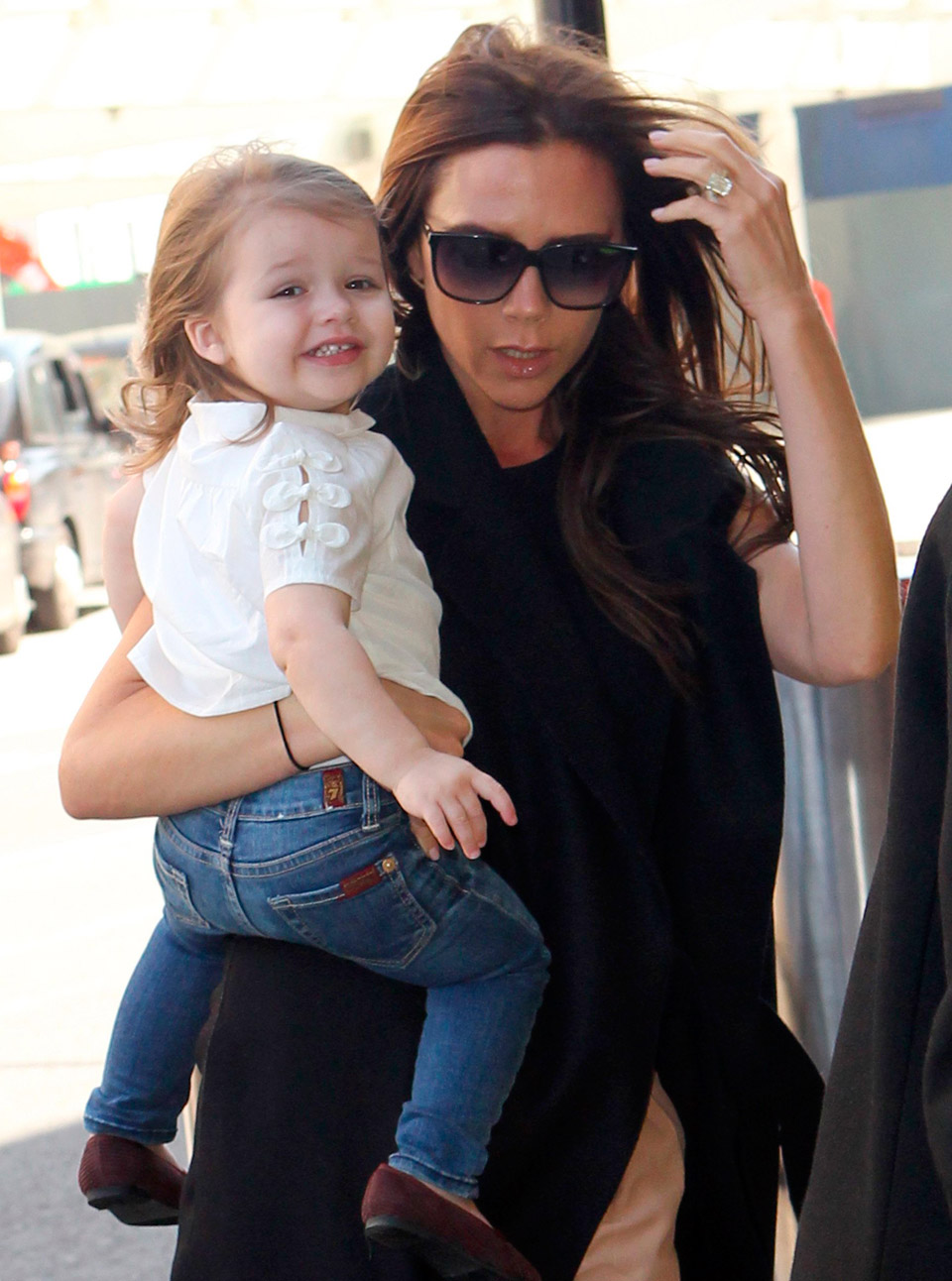Victoria Beckham and Harper