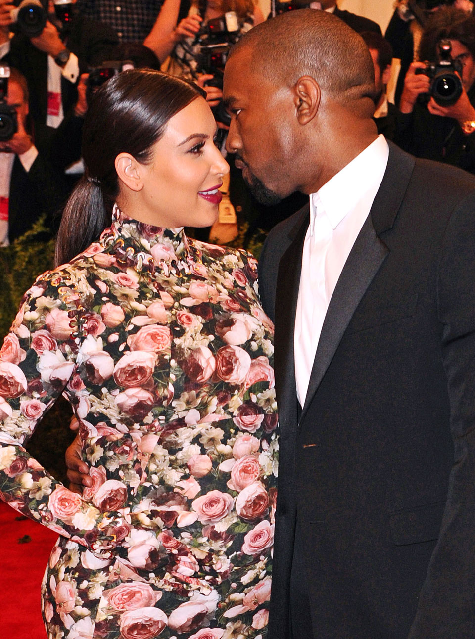 Kim Kardashian Kanye West Met Ball