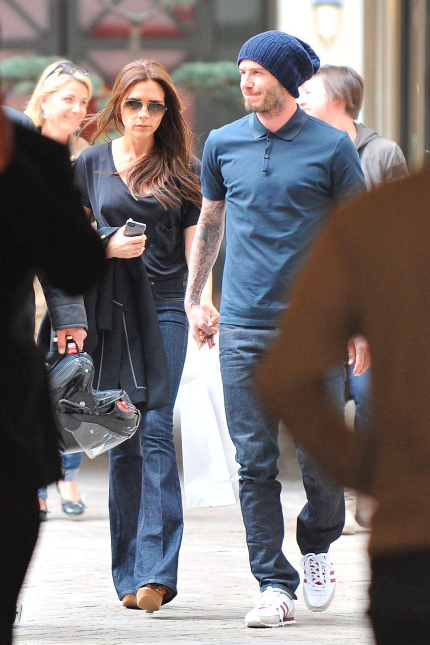 David And Victoria Beckham Go On A Shopping Spree In Paris David And Victoria Beckham Go On A Shopping Spree In Paris