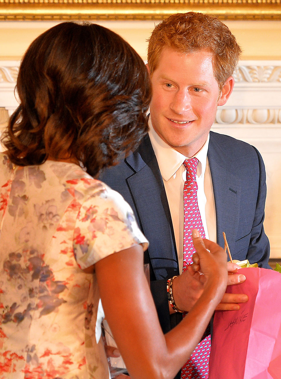 Prince Harry and Michelle Obama