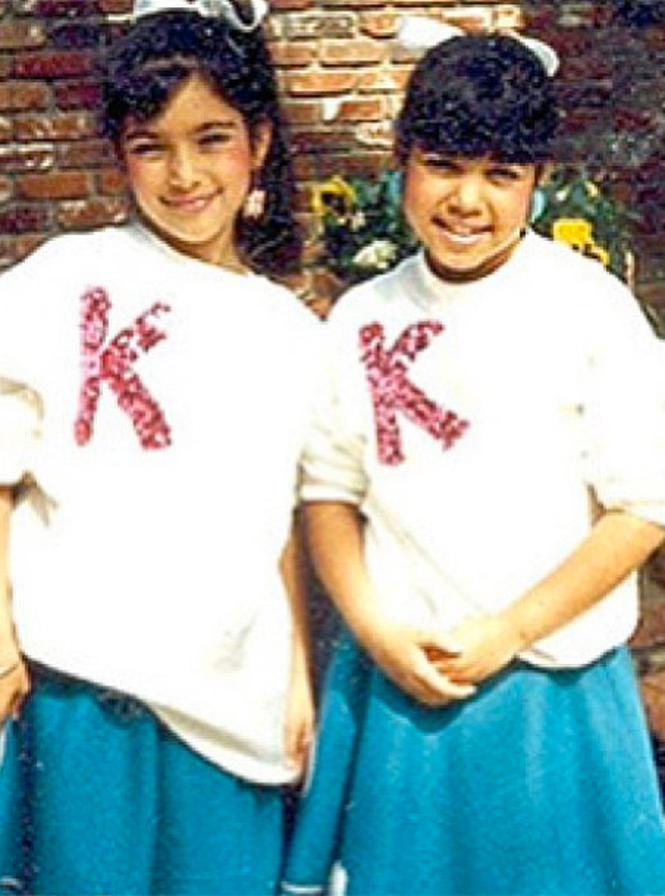 Kim and Kourtney Kardashian