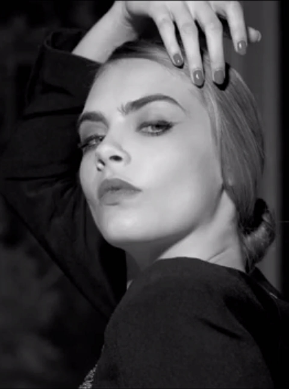 Cara Delevingne ysl baby doll mascara ad