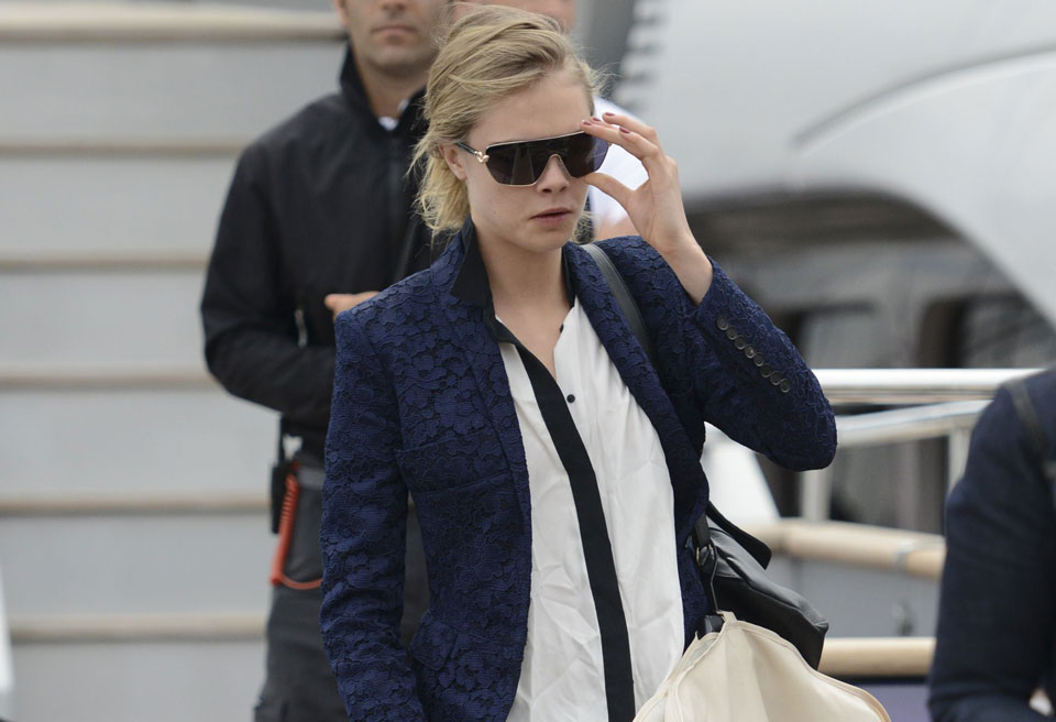 Cara Delevinge in Cannes