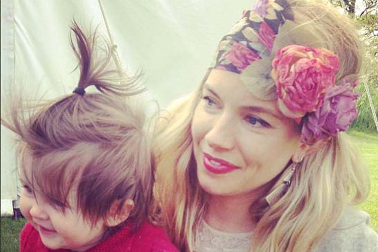 Sienna Miller and baby Marlowe Sienna Miller and baby Marlowe