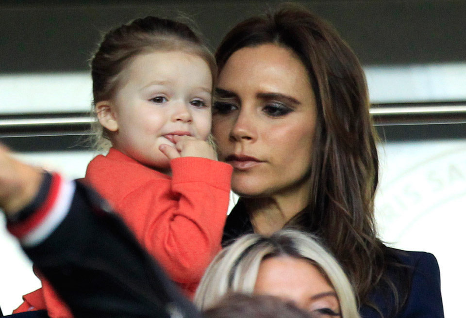 Victoria Beckham and Harper Beckham