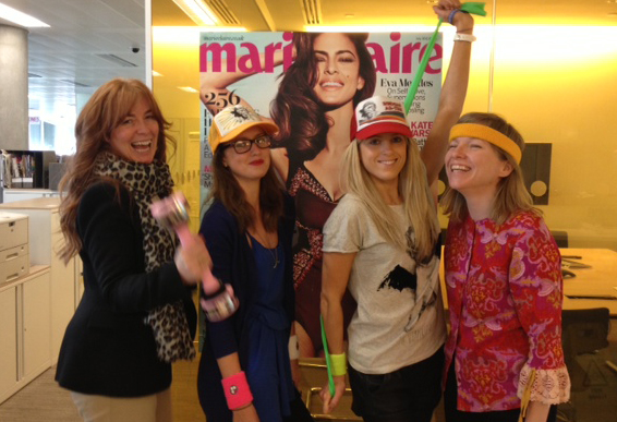 Race for Life - Marie Claire - Caroline Garland - Olivia Cox - Angela Rawstone