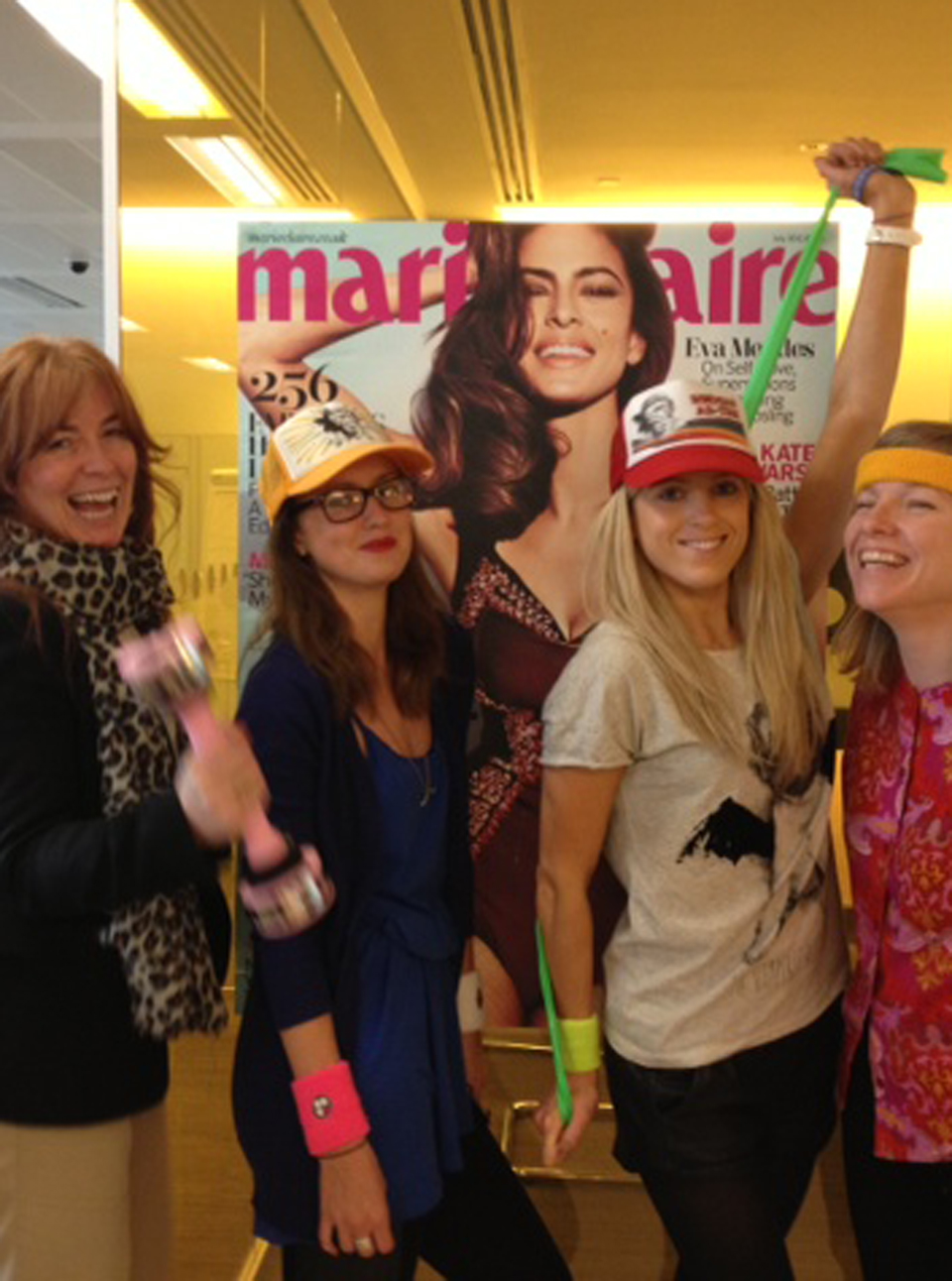 Race for Life - Marie Claire - Caroline Garland - Olivia Cox - Angela Rawstone