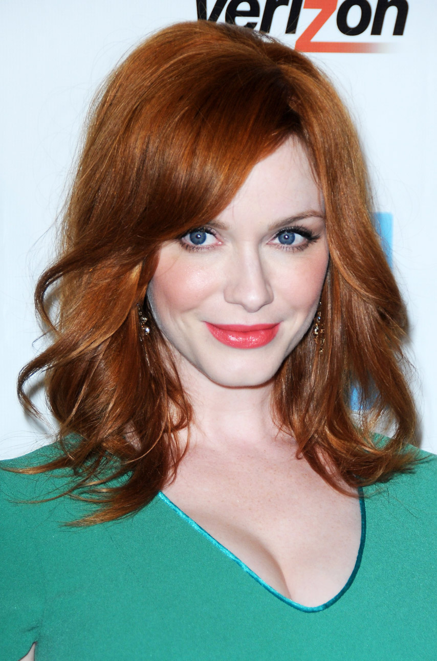 Christina Hendricks with red hair
