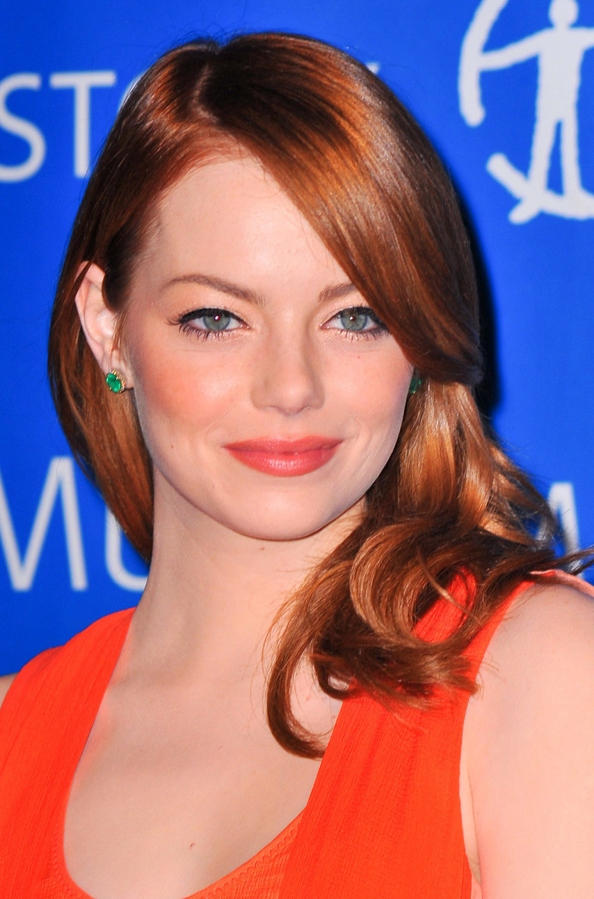 Emma Stone with red hair