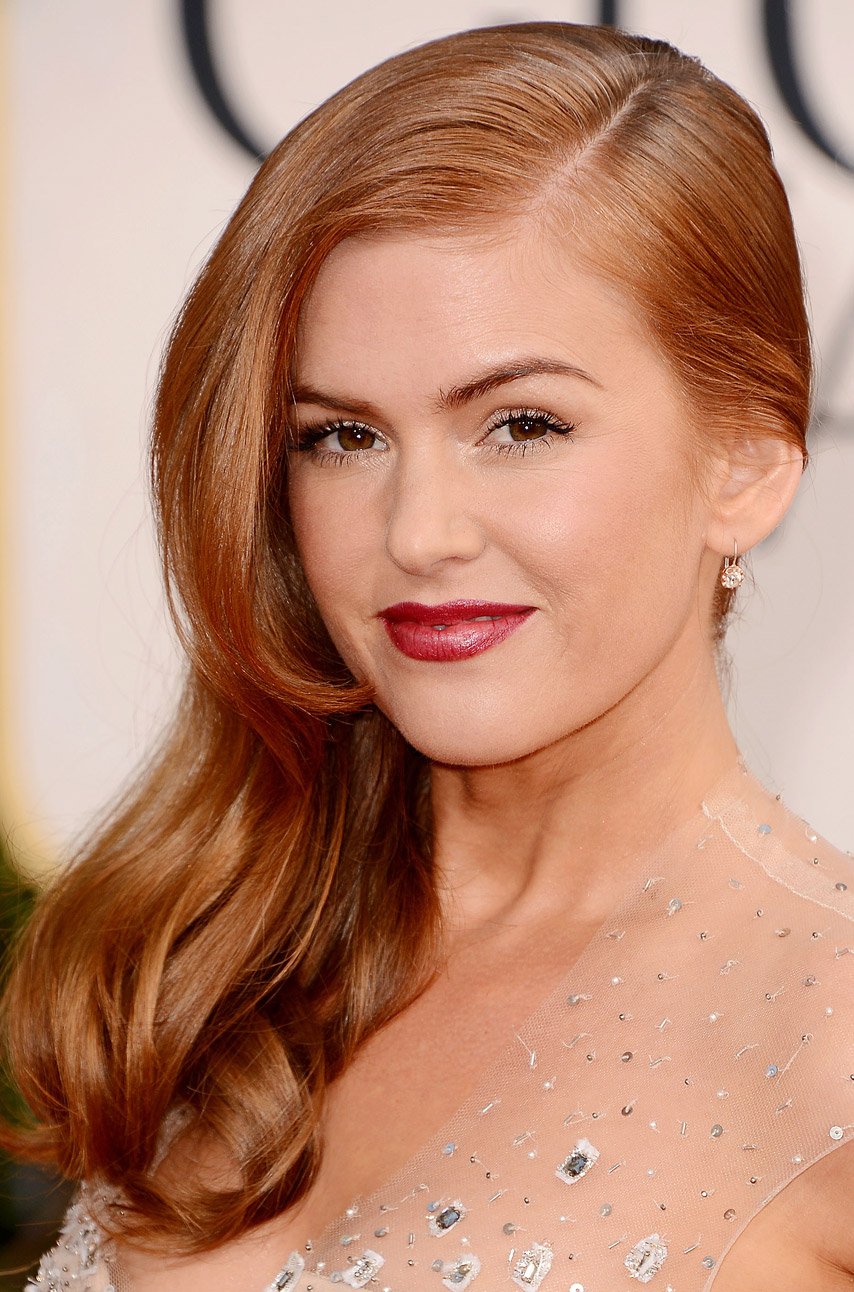 Isla Fisher with red hair
