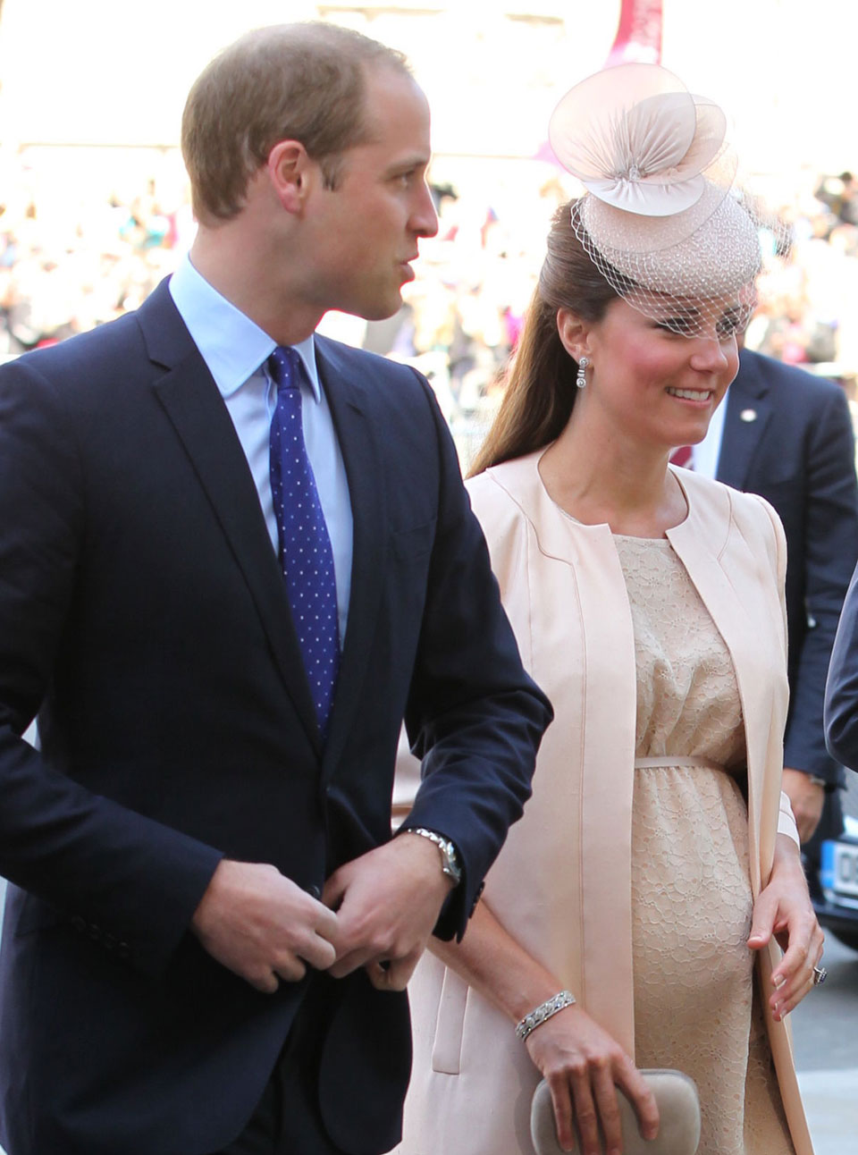 Kate Middleton, Prince William and Prince Harry at the Coronation