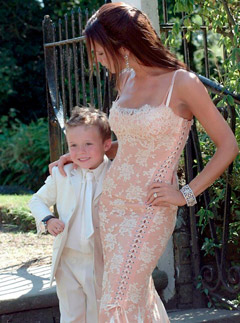 Victoria Beckham and Brookyn Beckham