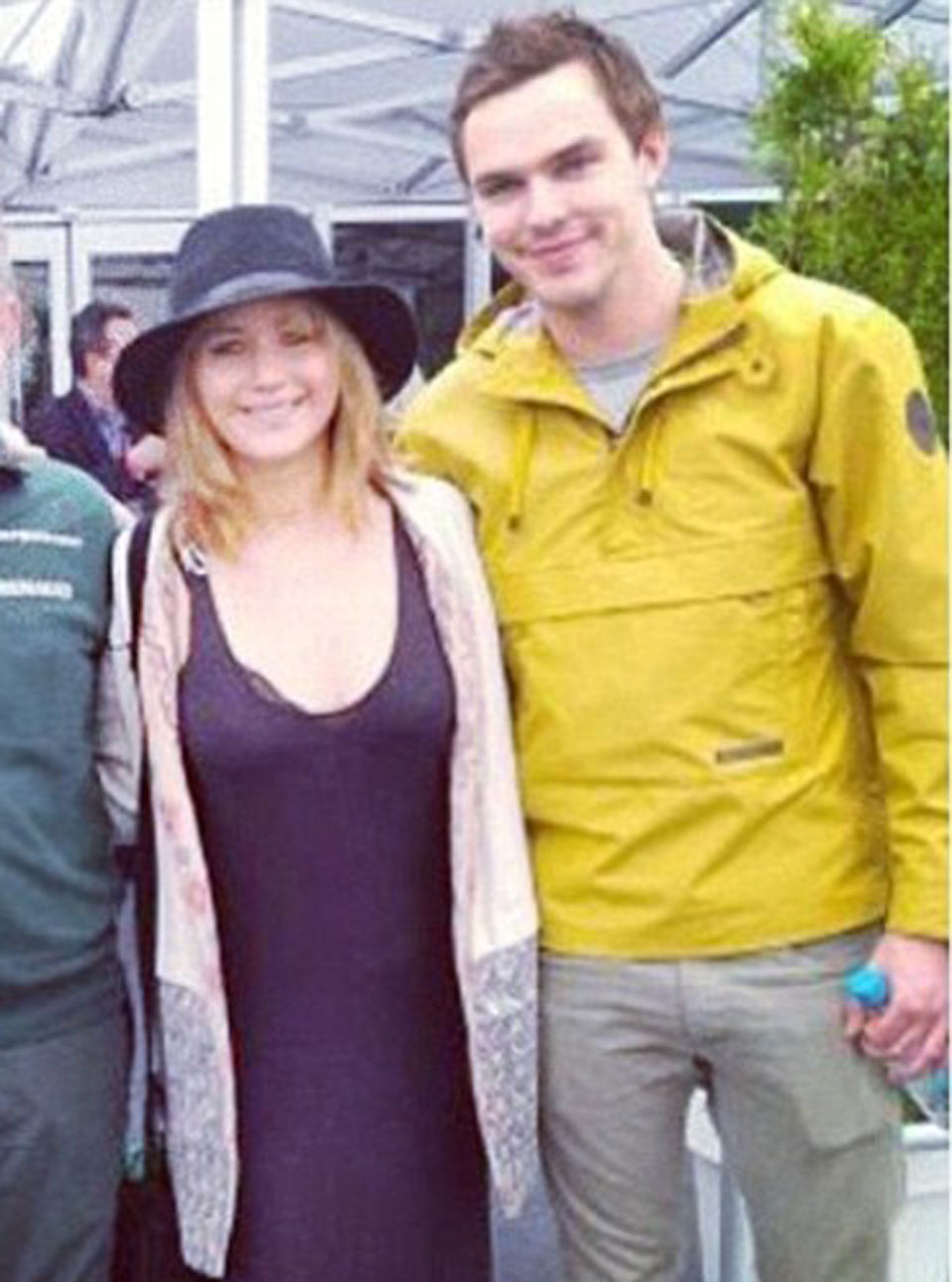 Jennifer Lawrence and Nicholas Hoult at the   Canadian Grand Prix