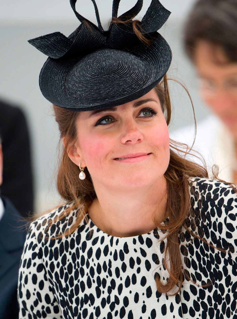 Kate Middleton at the naming ceremony of Royal Princess in Southampton