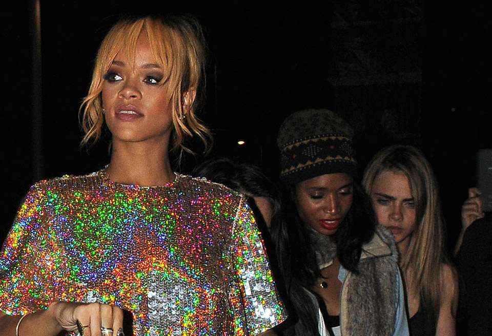Rihanna and Cara Delevingne party together at Boujis