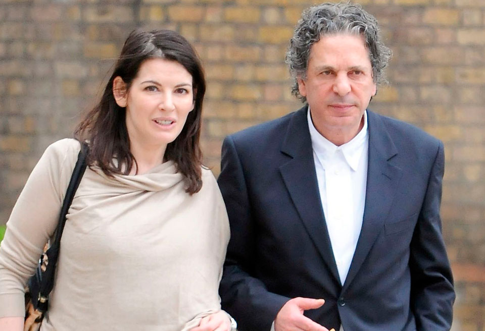 Nigella Lawson Charles Saatchi going for lunch in London