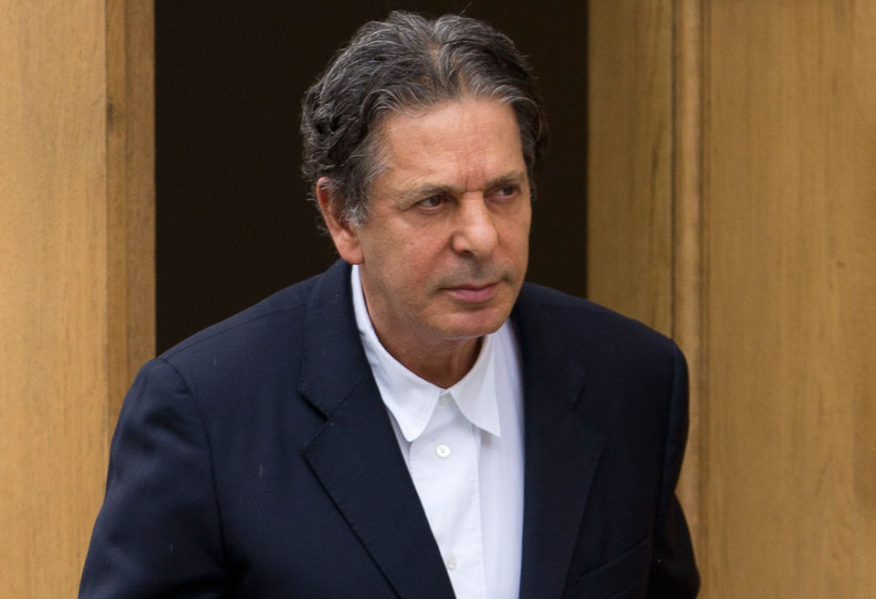 Charles Saatchi arrives at his London home