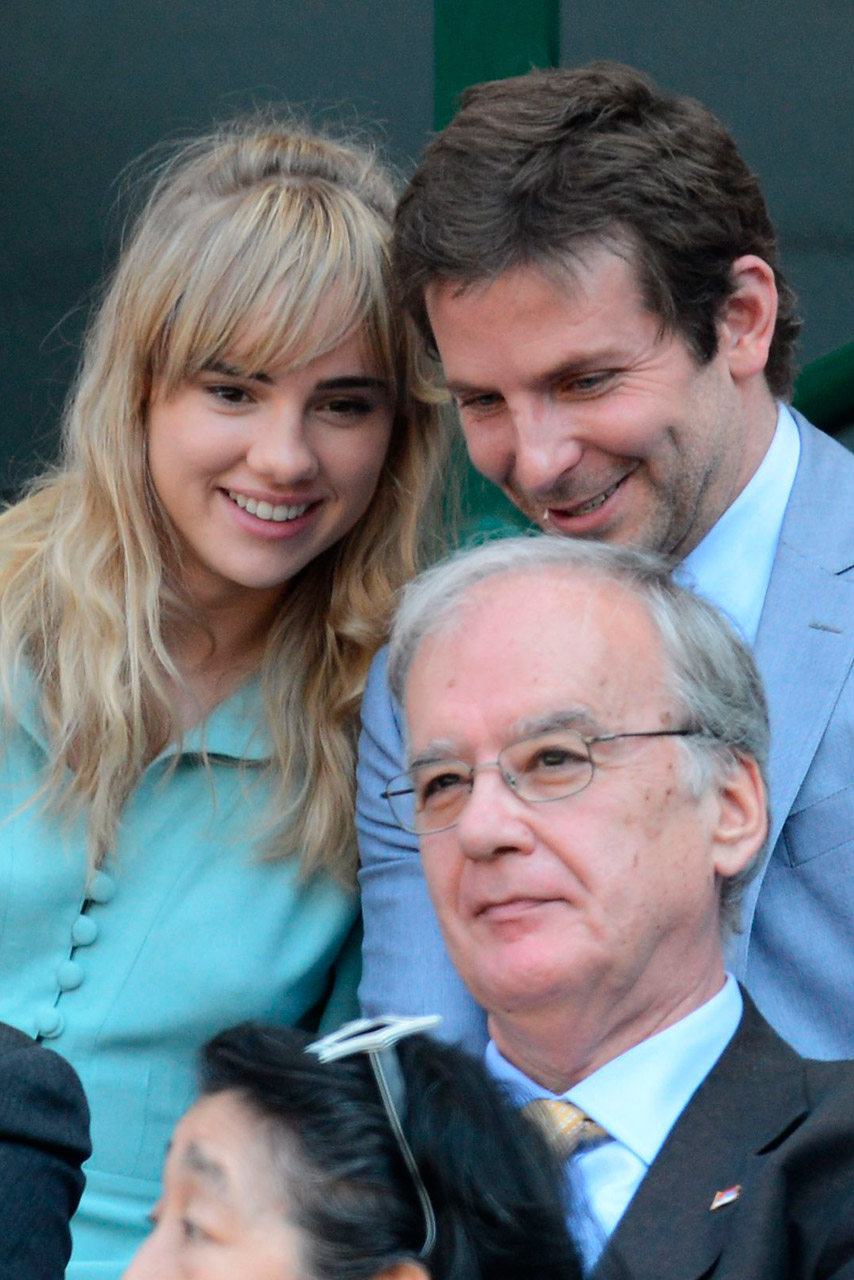 Bradley Cooper and Suki Waterhouse at Wimbledon 2013 Bradley Cooper and Suki Waterhouse at Wimbledon 2013