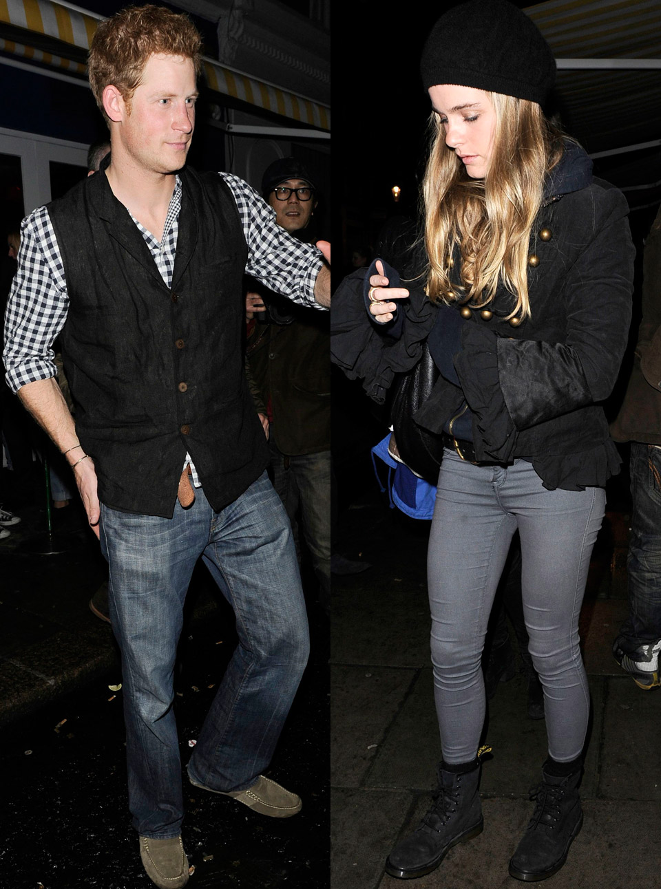 Cressida Bonas and Prince Harry out and about in   London