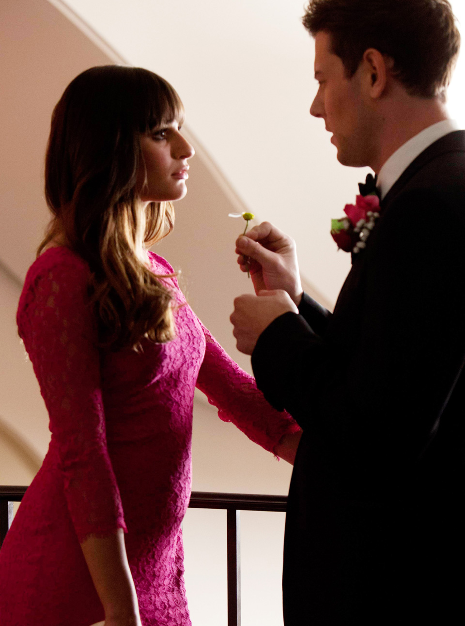 lea michele, glee, cory monteith, marie claire,   marie claire uk