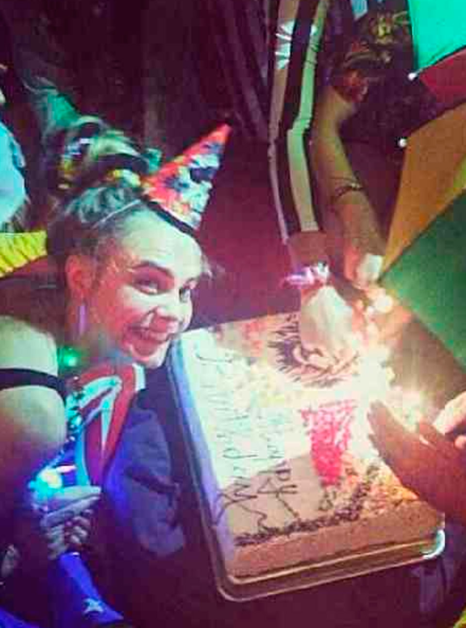 Cara Delevingne celebrates her 21st birthday
