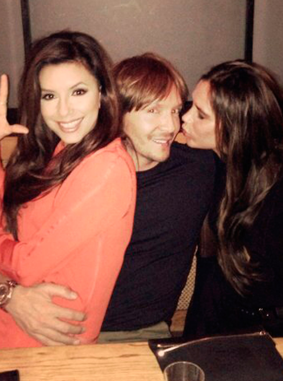 Victoria Beckham and Eva Longoria dine out in   LA