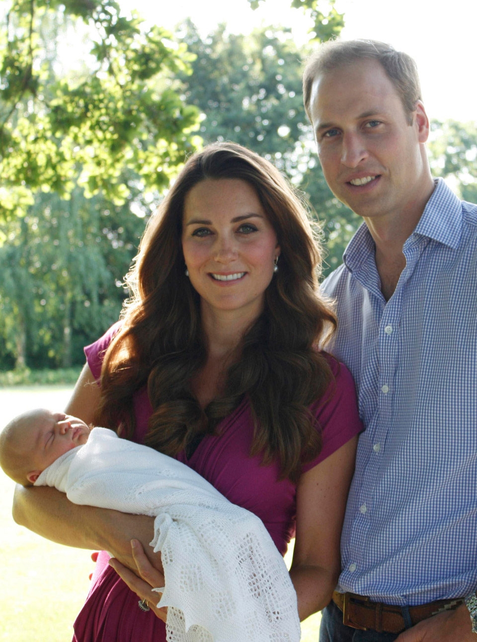 Prince William, Kate Middleton and Prince   George 