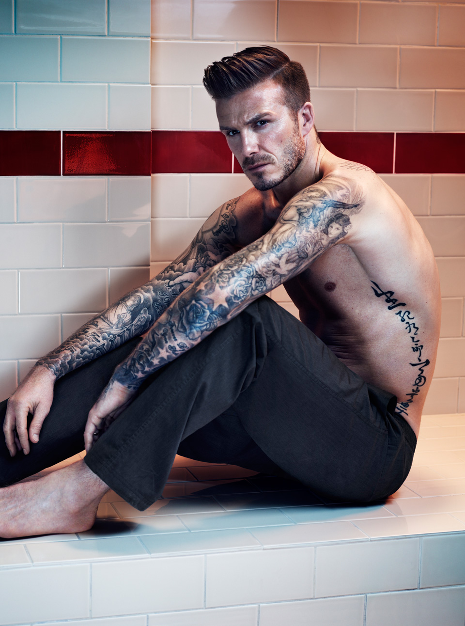 David Beckham - H&M campaign Autumn 2013 -   Marie Claire - Marie Claire UK