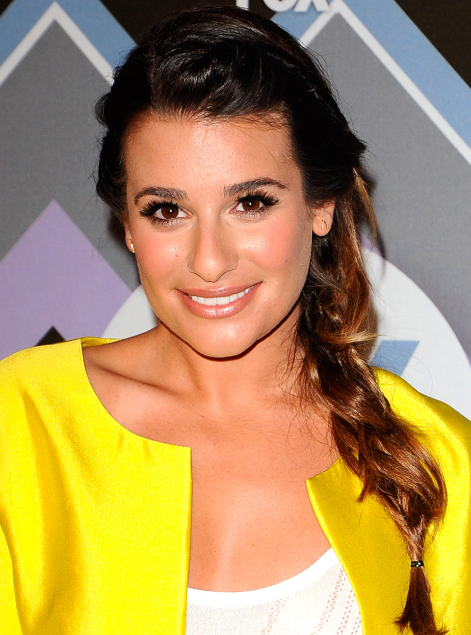 Lea Michele - Weekend Updos 