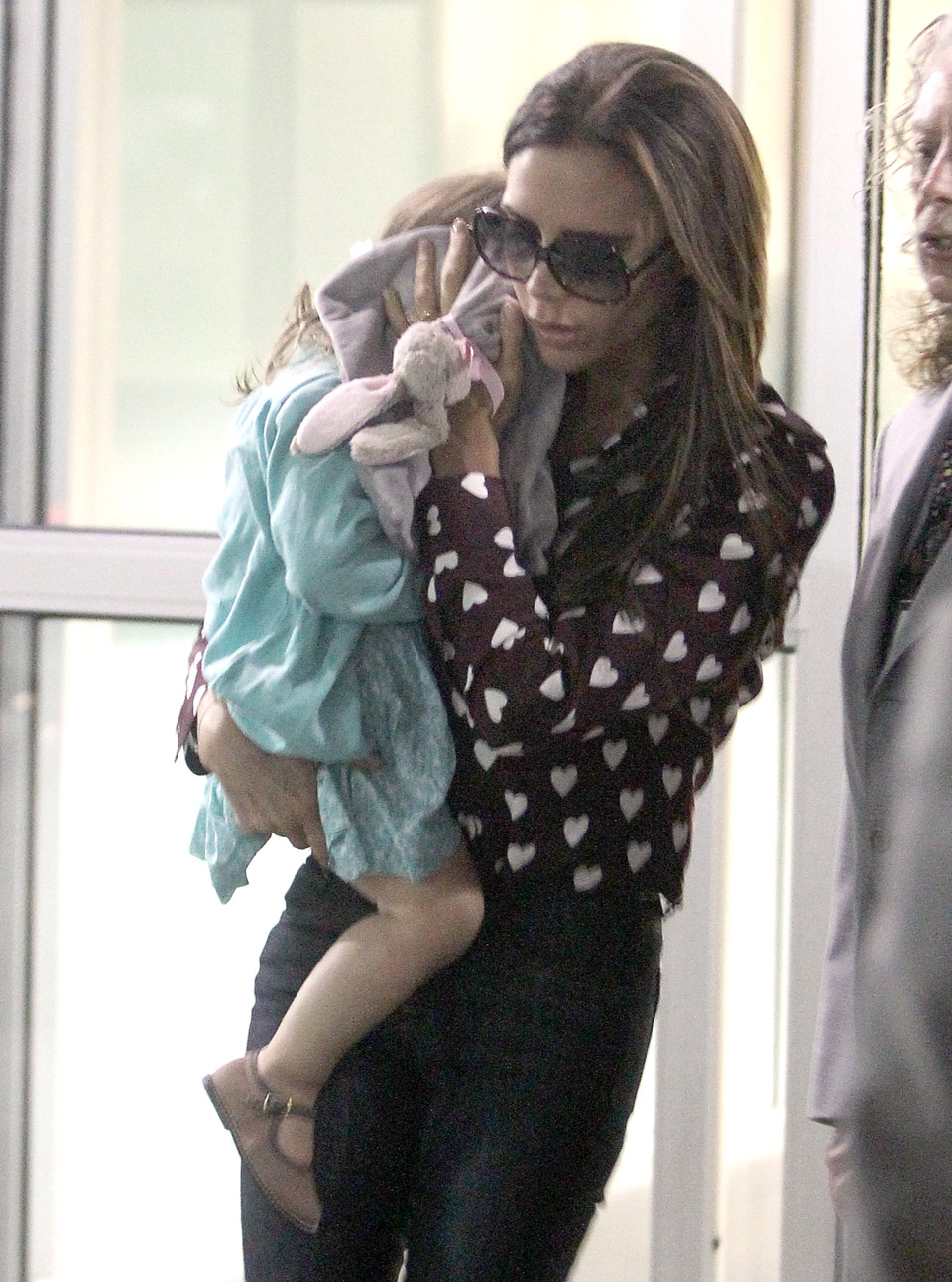 Victoria and Harper Beckham 