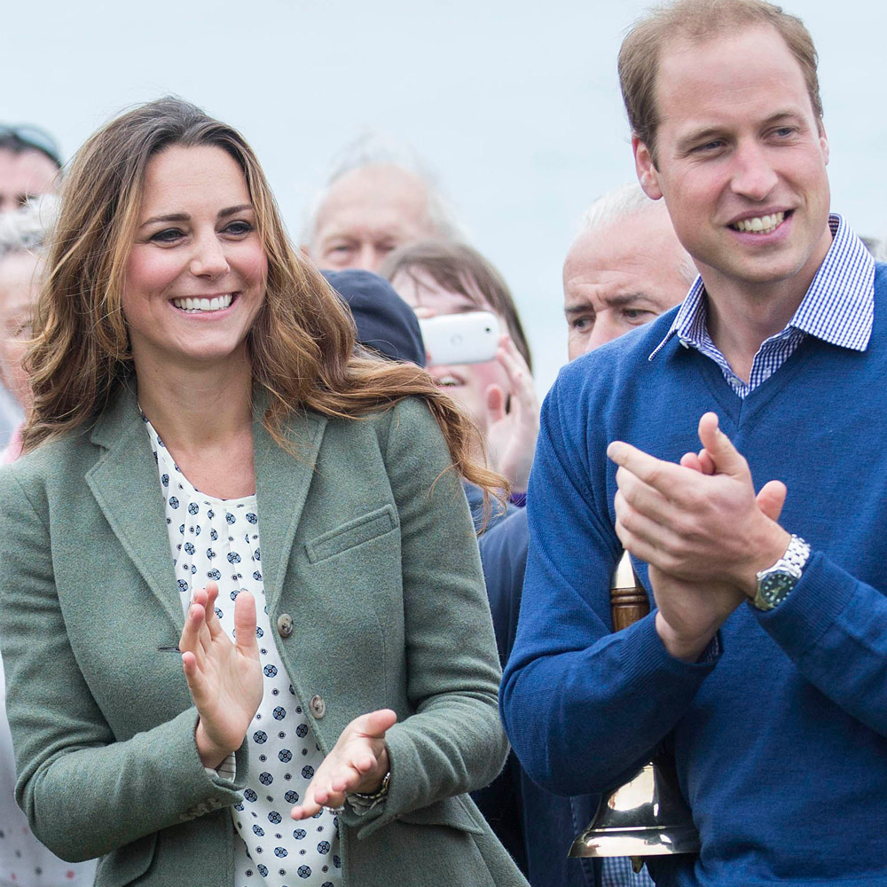 Kate Middleton and Prince William in Anglesey