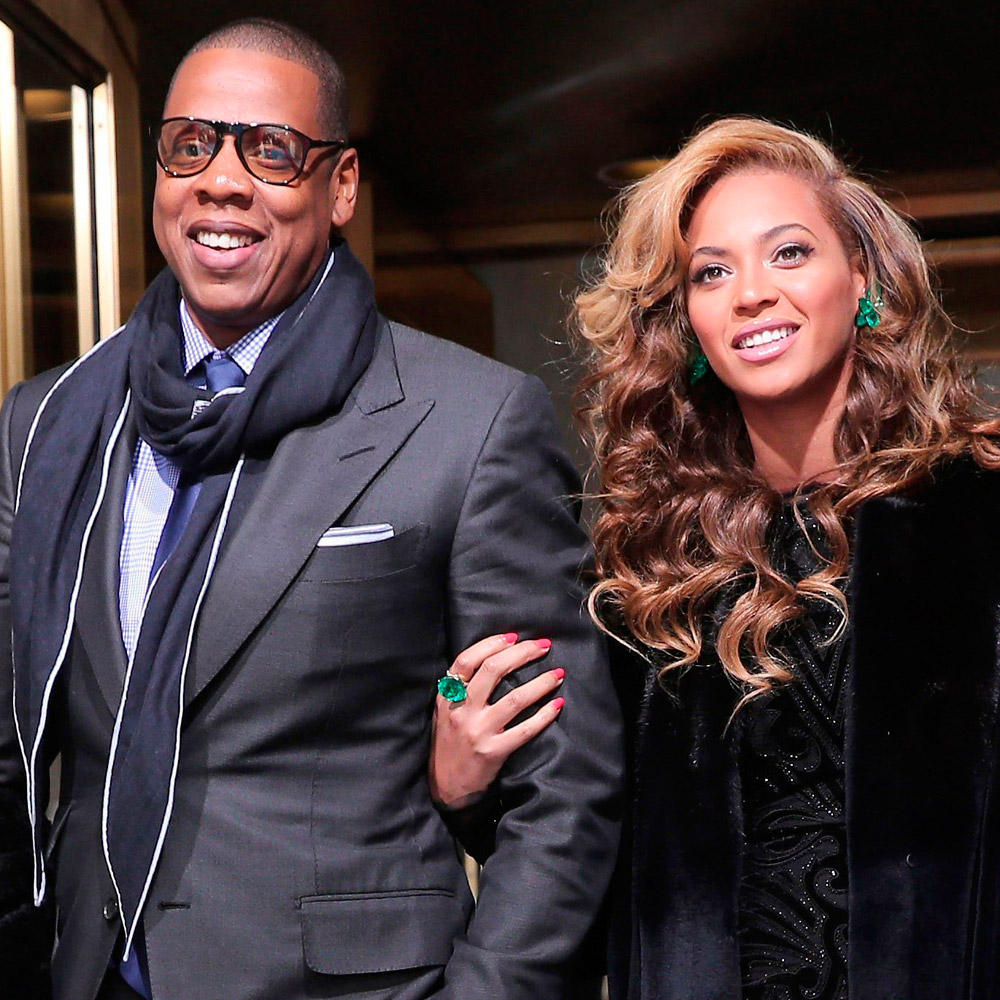 Beyonce and Jay Z at President Obama's   inauguration