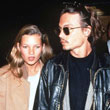 Kate Moss and Johnny Depp